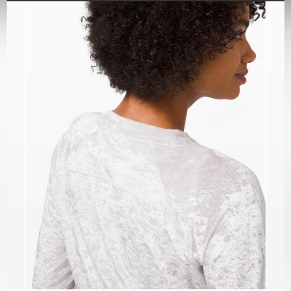 Lululemon Warm Down Crew *Crushed Velvet Chrome 10 - Picture 3 of 13